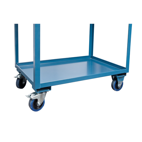 Mobile Service Cart, 2 Tiers, 24" W x 57" H x 40" D, 1200 lbs. Capacity Les Distributions ICE