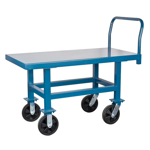 Elevated Platform Trucks, 60" L x 30" W, 1000 lbs. Capacity, Pneumatic Casters Les Distributions ICE