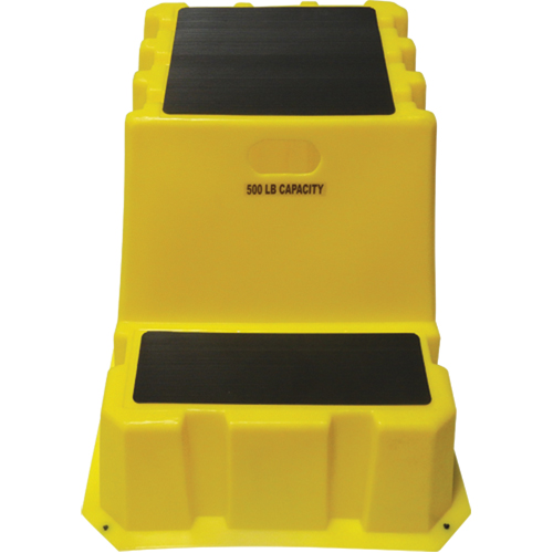 Escabeaux emboîtables industriels, 2 marches, 32-3/4" x 25-3/4" x Hauteur 20-1/2" Les Distributions ICE