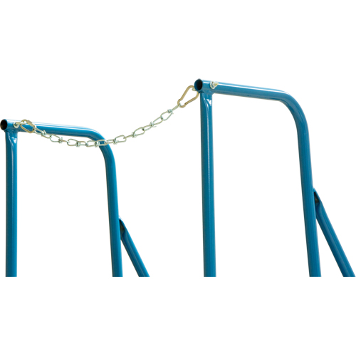 Trailer Access Rolling Ladder with Rails, 4 Steps, 22" Step Width, 37" Platform Height, Steel Les Distributions ICE