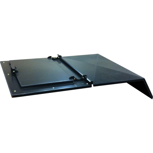 Couvercle en acier pour conteneur autobasculeur Les Distributions ICE