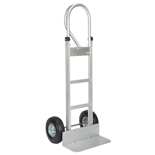 Knocked Down Hand Truck, P-Handle Handle, Aluminum, 52-1/8" Height, 500 lbs. Capacity Les Distributions ICE