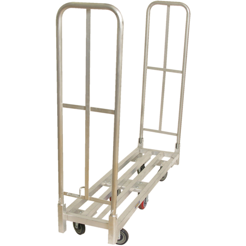 U-Boat Platform Truck, 59-1/2" L x 16" W, 1750 lbs. Capacity, Polyurethane Casters Les Distributions ICE