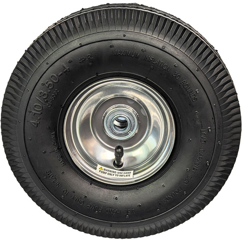 Replacement Pneumatic Tire for Hand Truck, 10" (254 mm), 350 lbs. Capacity Les Distributions ICE