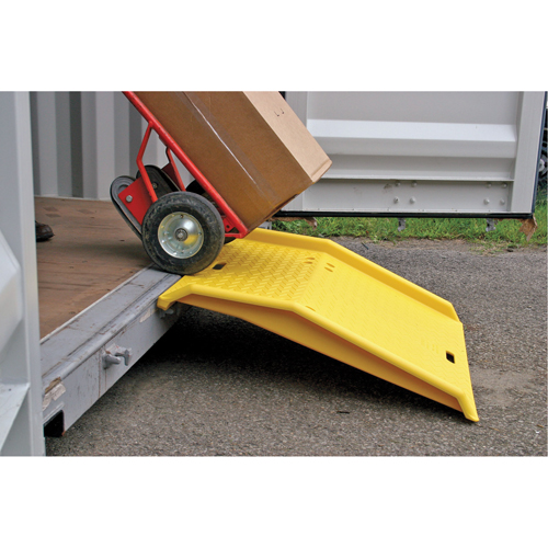 Rampe portable en poly pour contenant d'exp&eacute;dition, Capacit&eacute; de 750 lb, 35" la x 36" lo Les Distributions ICE