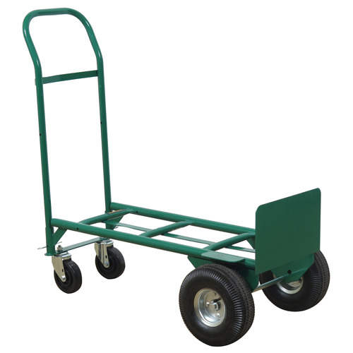Diable convertible &eacute;conomique Greenline, Acier, Capacit&eacute; 600 lb Les Distributions ICE