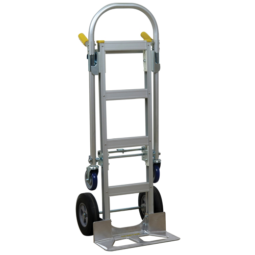 SPTN-JR-T18-SR Spartan Jr. Convertible Hand Truck, Aluminum, 1000 lbs. Capacity Les Distributions ICE