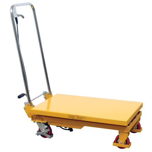 Table &eacute;l&eacute;vatrice &agrave; ciseaux hydraulique, 17,75" lo x 27,5" la/27-1/2" lo x 17-3/4" la, Acier, Capacit&eacute; 330 lb Les Distributions ICE