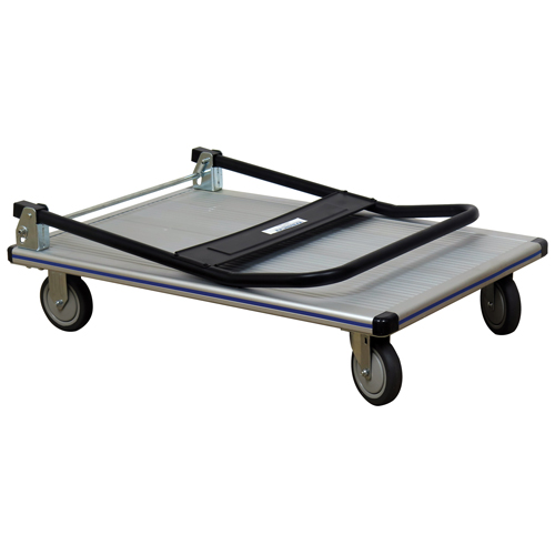 Folding Handle Platform Truck, Aluminum, 550 lbs., 35-1/2" L x 24" W, 35-1/2" High Les Distributions ICE
