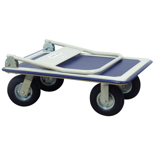 Chariot &agrave; plateforme avec poign&eacute;e pliante, Acier, 660 lb, 35" lo x 23" la, Hauteur 43,5" Les Distributions ICE