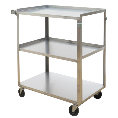Shelf Carts, 3 Tiers, 17-5/8" W x 33" H x 27-1/8" D, 300 lbs. Capacity Les Distributions ICE