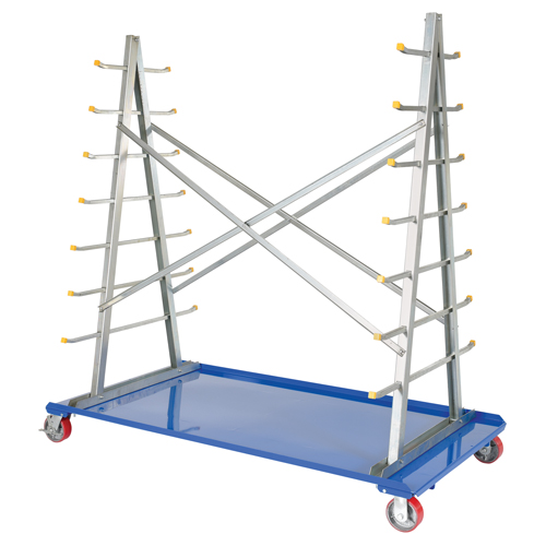 A-Frame Bar & Pipe Cart, Steel, 36-3/4" W x 73-3/4" D x 72-1/2" H, 2000 lbs. Capacity Les Distributions ICE