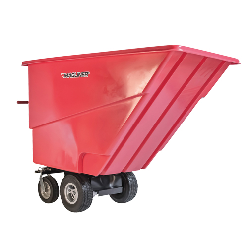 Chariot &agrave; bascule motoris&eacute;, Capacit&eacute; 27 cu. ft., 51" h x 81" la x 33" p Les Distributions ICE