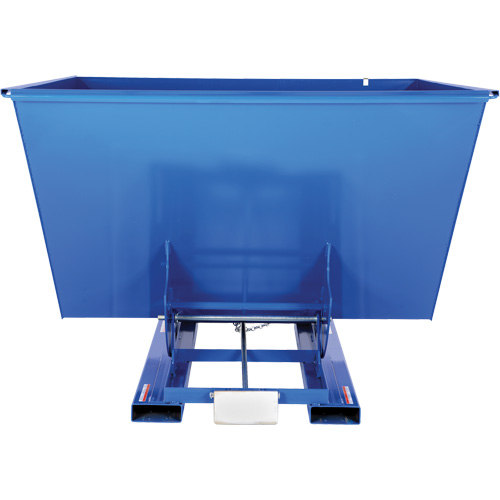 Self-Dumping Hopper, Steel, 2-1/2 cu.yd., Blue Les Distributions ICE