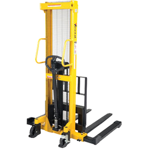 Manual Hydraulic Stacker, Hand Pump Operated, 2000 lbs. Capacity, 35" Max Lift Les Distributions ICE
