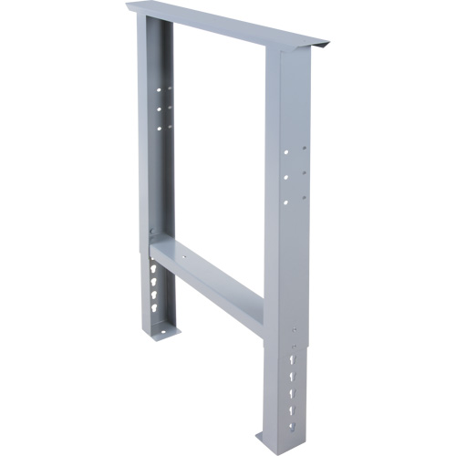 Pattes d'&eacute;tabli pour service industriel, Acier, 24" p x 34" h, Simple Les Distributions ICE