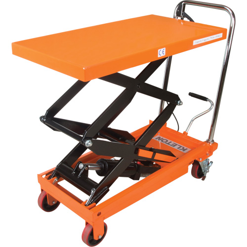 Hydraulic Scissor Lift Table, 35-3/4" L x 19-3/4" W, Steel, 770 lbs. Capacity Les Distributions ICE
