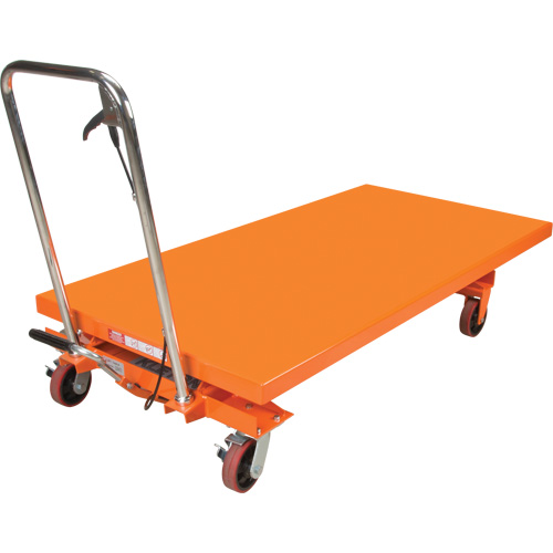 Table &eacute;l&eacute;vatrice &agrave; ciseaux hydraulique, 63" lo x 31-1/2" la, Acier, Capacit&eacute; 1100 lb Les Distributions ICE