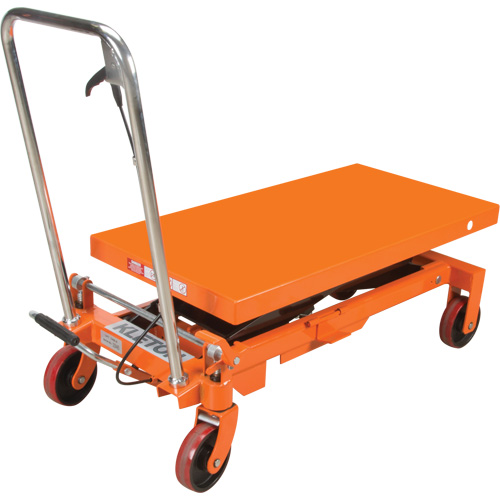 Hydraulic Scissor Lift Table, 39-1/2" L x 20" W, Steel, 1650 lbs. Capacity Les Distributions ICE