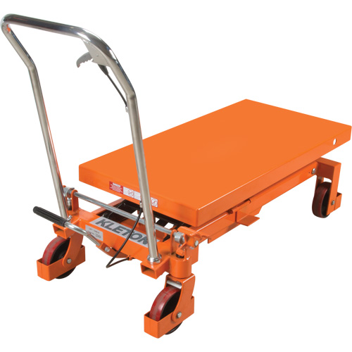 Table &eacute;l&eacute;vatrice &agrave; ciseaux hydraulique, 40" lo x 20 " la, Acier, Capacit&eacute; 2200 lb Les Distributions ICE