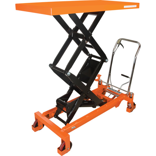 Table &eacute;l&eacute;vatrice &agrave; ciseaux hydraulique, 48" lo x 24" la, Acier, Capacit&eacute; 1540 lb Les Distributions ICE