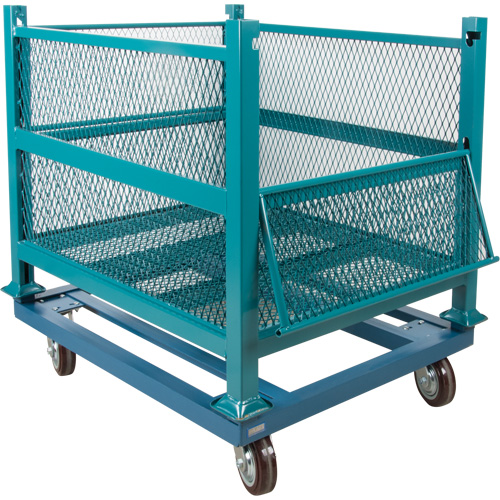Socle roulant pour contenant ouvert en maille, 40,5" la x 34-1/2" p x 10" h, Capacit&eacute; de 3000 lb Les Distributions ICE