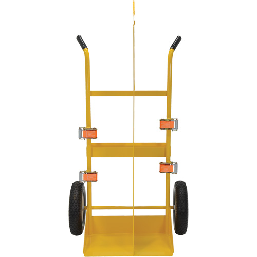 Chariot pour chalumeau et bouteille &agrave; gaz, Roues Rempli de mousse, Base de 23-13/16" la x 22-13/16" lo, 500 lb Les Distributions ICE