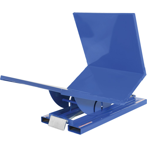 Open Sided Hopper, Steel, 1 cu.yd., Blue Les Distributions ICE