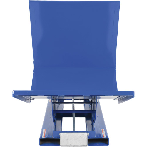 Open Sided Hopper, Steel, 1 cu.yd., Blue Les Distributions ICE