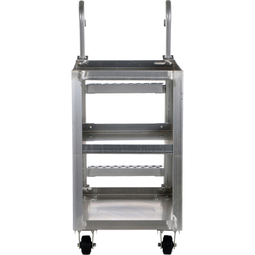 Chariot de pr&eacute;l&egrave;vement de stock, Aluminium, 21-7/8" la x 40" p, 3 tablettes, Capacit&eacute; 660 lb Les Distributions ICE