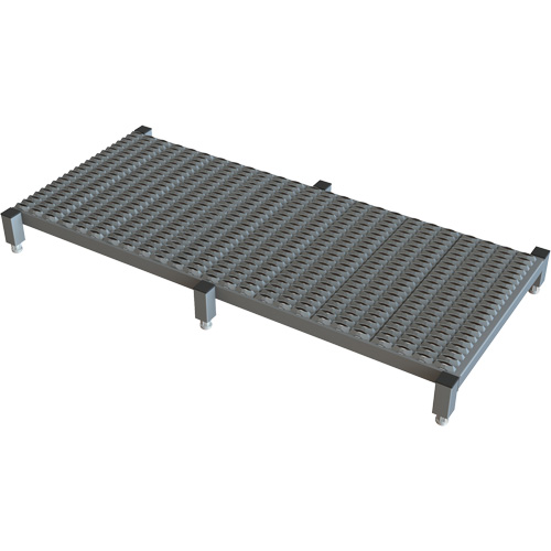 Plateforme de travail en une &eacute;tape &agrave; hauteur r&eacute;glable, 24" la x 59" pr, Capacit&eacute; de 800 lb, Enti&egrave;rement soud&eacute; Les Distributions ICE
