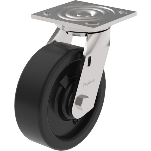 21 Series Medium-Duty Caster, Swivel, 8" (203.2 mm), Phenolic, 1250 lbs. (567 kg.) Les Distributions ICE