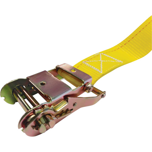 Tendeur d'arrimage &agrave; cliquet, Syst&egrave;me E-Track, 2" , 12' , Charge d'utilisation max. 1333 lb (605 kg) Les Distributions ICE