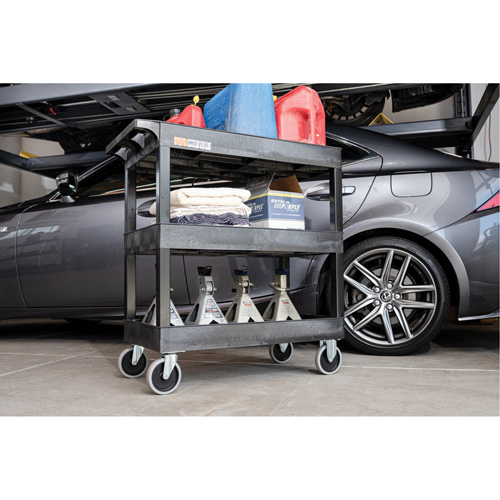 Tub Cart, 3 Tiers, 35-1/4" x 37-1/4" x 18", 375 lbs. Capacity Les Distributions ICE