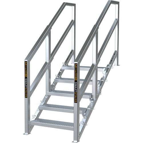 3-5 Step Telescopic Aluminum Smart Stairs Les Distributions ICE
