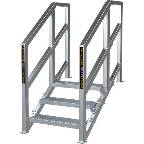 3-5 Step Telescopic Aluminum Smart Stairs Les Distributions ICE
