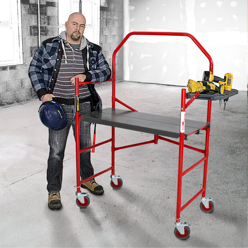 Buildman Portable Scaffold, 40-5/8" D x 4' H Les Distributions ICE