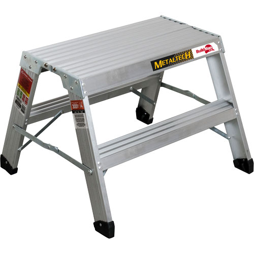 Portable Work-Stand Saw Horse, Aluminum Frame, 12-1/4" D x 24" H Les Distributions ICE