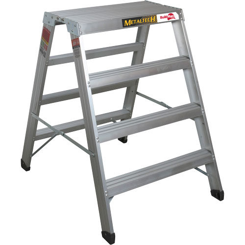 Portable Work-Stand Saw Horse, Aluminum Frame, 12-1/4" D x 48" H Les Distributions ICE