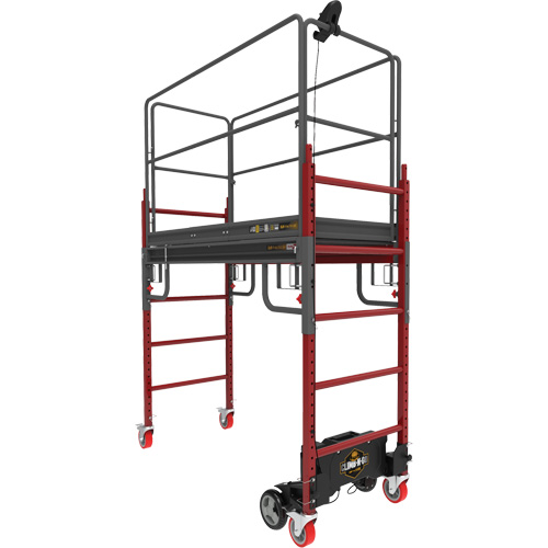 Complete Motorized Buildman 6' Baker Scaffold Kit, 31" D x 118-3/4" H Les Distributions ICE