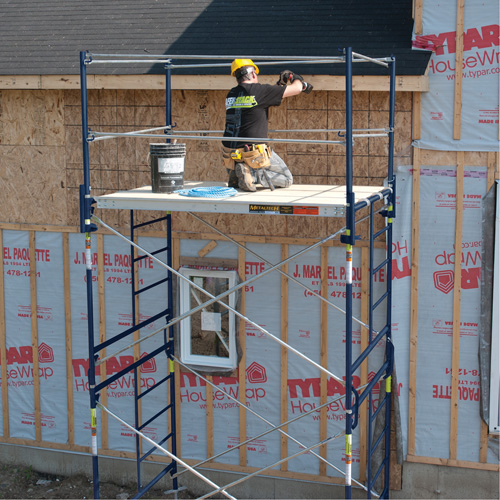 Complete Scaffold Tower with Casters, 66-2/10" D x 177-1/2" H Les Distributions ICE