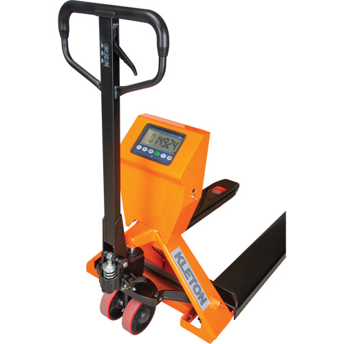 Transpalette &agrave; balance num&eacute;rique, 44,5" lo x 27,75" la, Capacit&eacute; de 4400 lb Les Distributions ICE