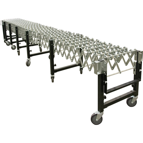 Expandable Conveyor, 18" W x 12' L, 200 lbs. per lin. ft. Capacity Les Distributions ICE