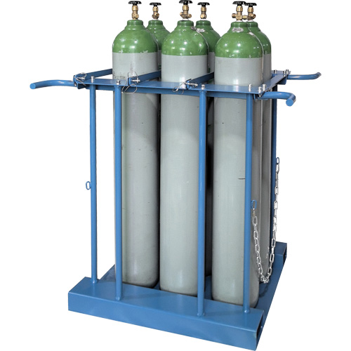 Support de rangement pour 6 cylindres pour chariot &eacute;l&eacute;vateur Les Distributions ICE