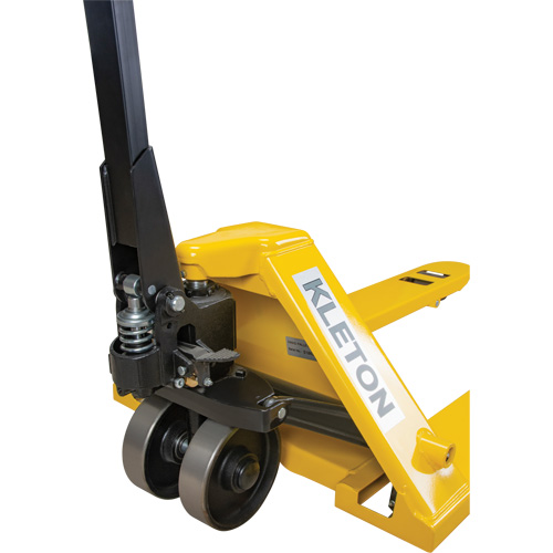 Transpalette &agrave; roues en acier, Acier, 48" lo x 27" la, Capacit&eacute; 5500 lb Les Distributions ICE