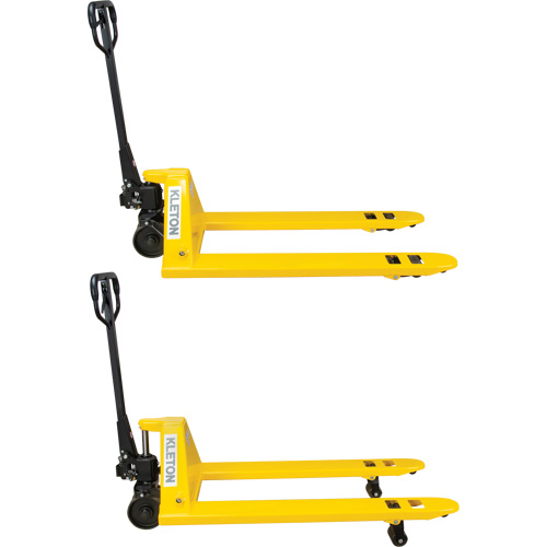Transpalette &agrave; roues en acier, Acier, 48" lo x 27" la, Capacit&eacute; 5500 lb Les Distributions ICE