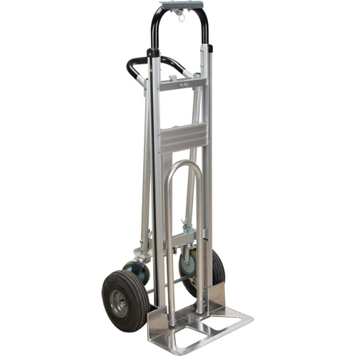 3-in-1 Convertible Hand Truck, Aluminum, 600 lbs. Capacity Les Distributions ICE