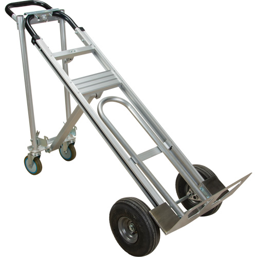 3-in-1 Convertible Hand Truck, Aluminum, 600 lbs. Capacity Les Distributions ICE