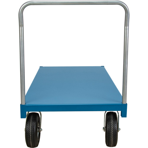  Chariot &agrave; plateforme pour l'ext&eacute;rieur, 96" lo x 48" la x Capacit&eacute; 1200 lb, Roues en Anticrevaison Les Distributions ICE