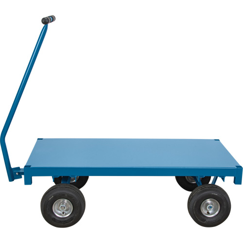 Chariot de ramassage &agrave; plateforme pour l'ext&eacute;rieur, 30" la x 60" la x Capacit&eacute; 1000 lb Les Distributions ICE